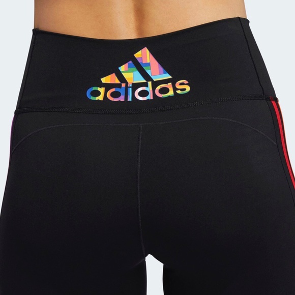 Adidas Pride 3-Stripes 7/8 Leggings - Picture 5 of 14